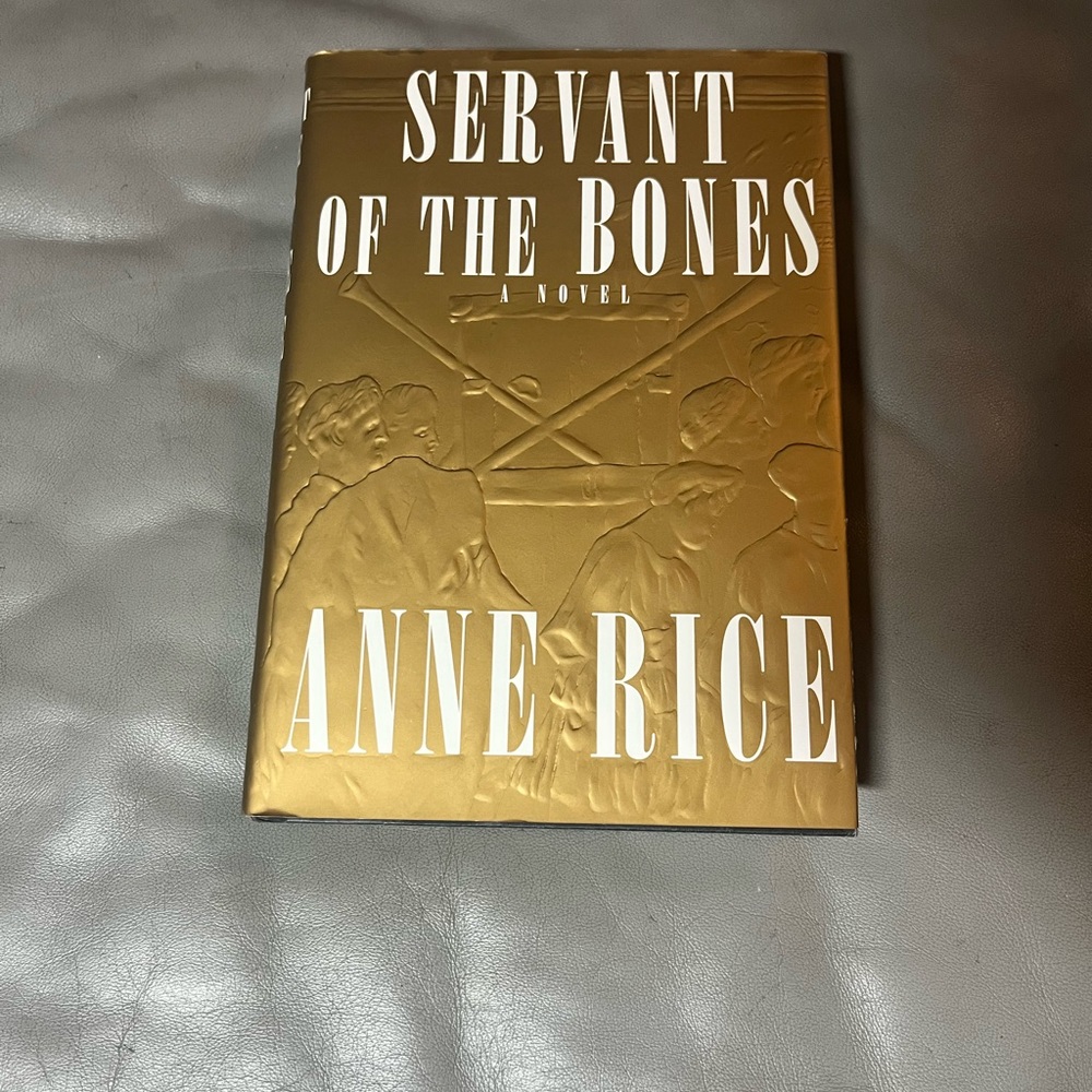 Servant of the Bones Novel by Anne Rice 1996 First Edition Hardcover